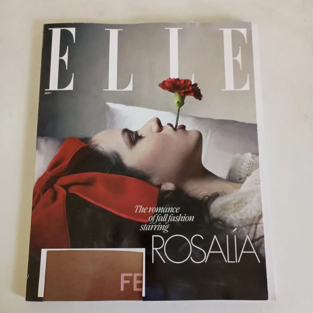 Elle magazine September 2025 featuring Rosalia